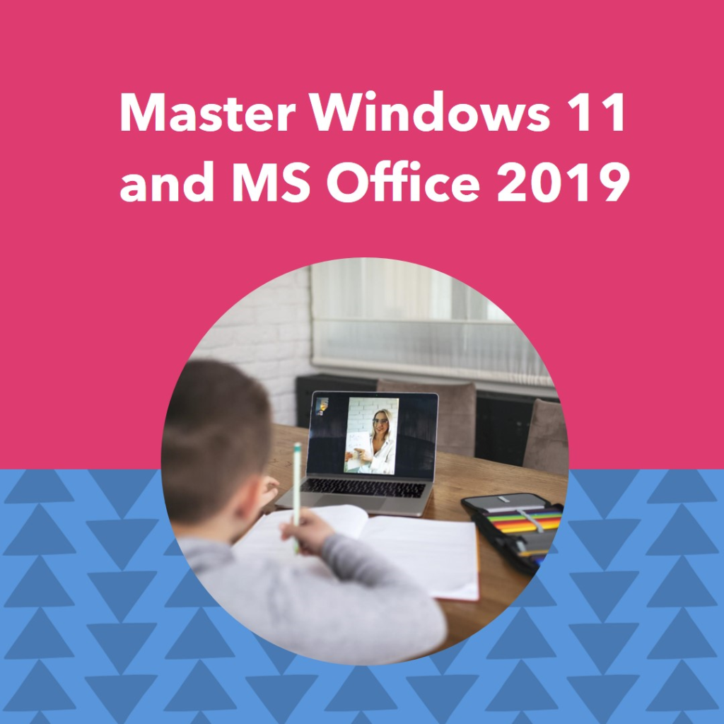 In the RSCIT course, you'll learn how to use Windows 11 and MS Office 2019. These are important tools that will help you work with computers and do tasks like creating documents, spreadsheets, and presentations.