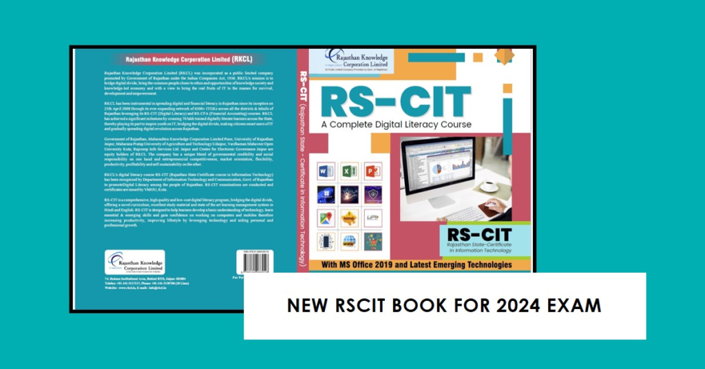 New RSCIT Book Launched for 2024 RSCIT Exam